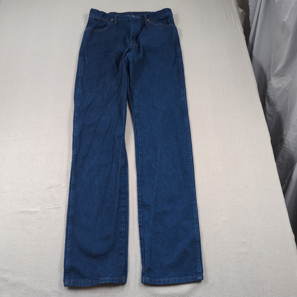 Wrangler Jeans Mens 34x38 Blue Western Cowboy Cut 13MWZ Rodeo Rancher